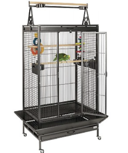 Liberta Cambridge Play Gym Top Parrot Cage - Antique